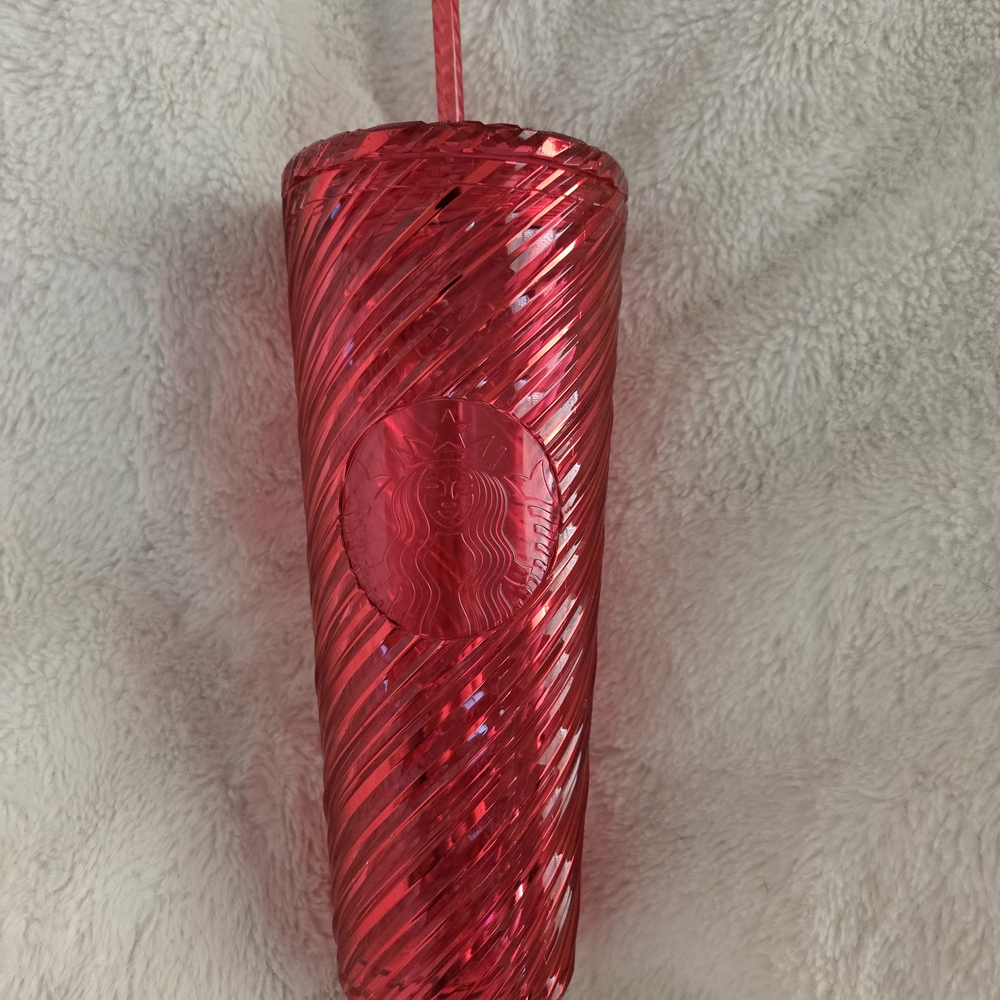 Starbucks Red Tumbler with Straw